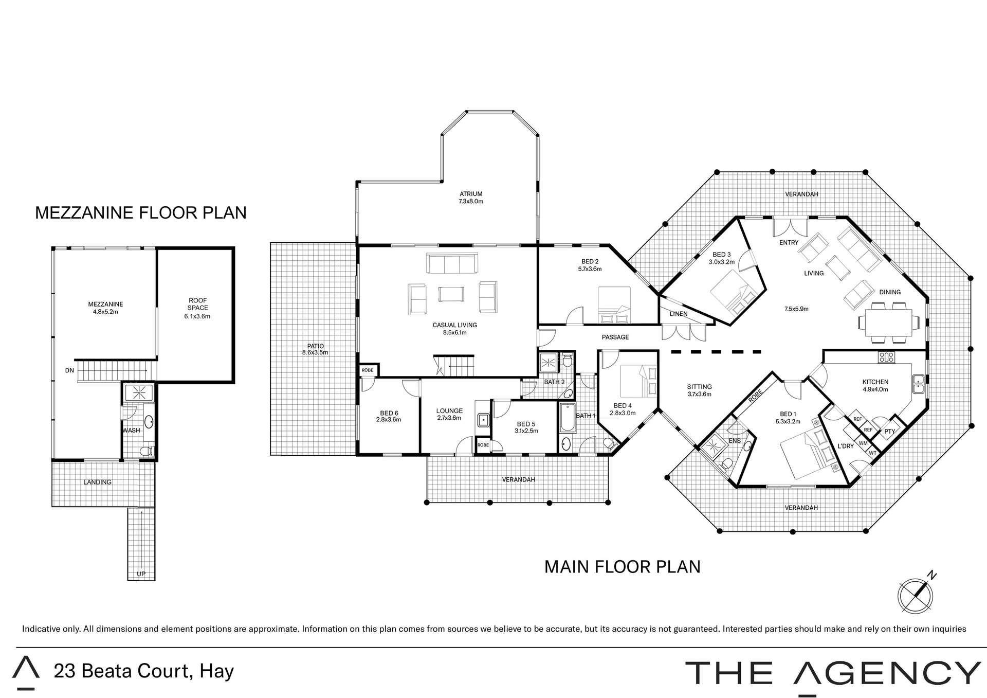 23 Beata Court, Hay For Sale by Farmbuy.com - floorplan 1