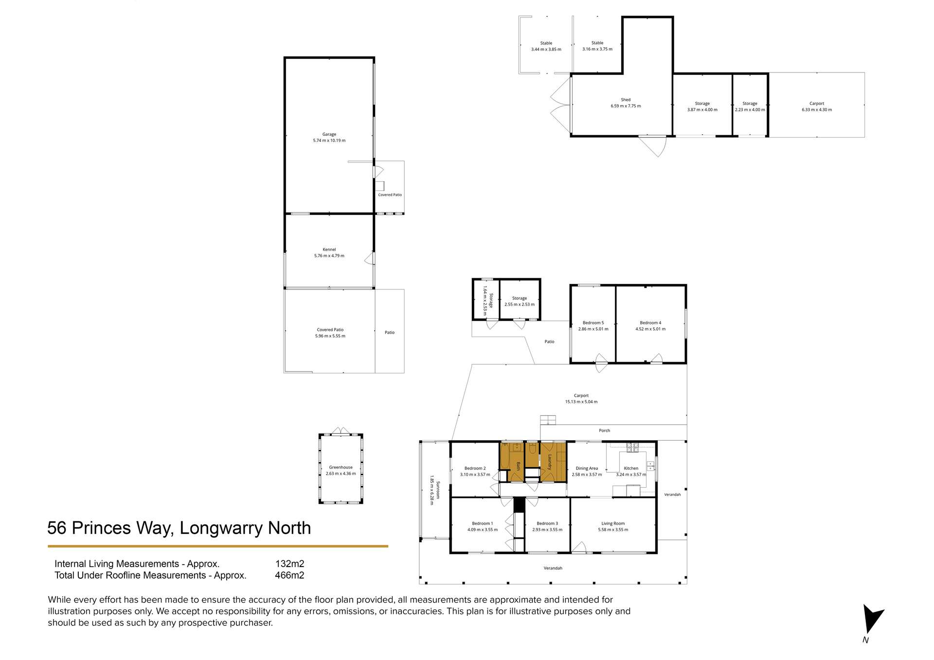 56 Princes Way, Longwarry North For Sale by Farmbuy.com - floorplan 1