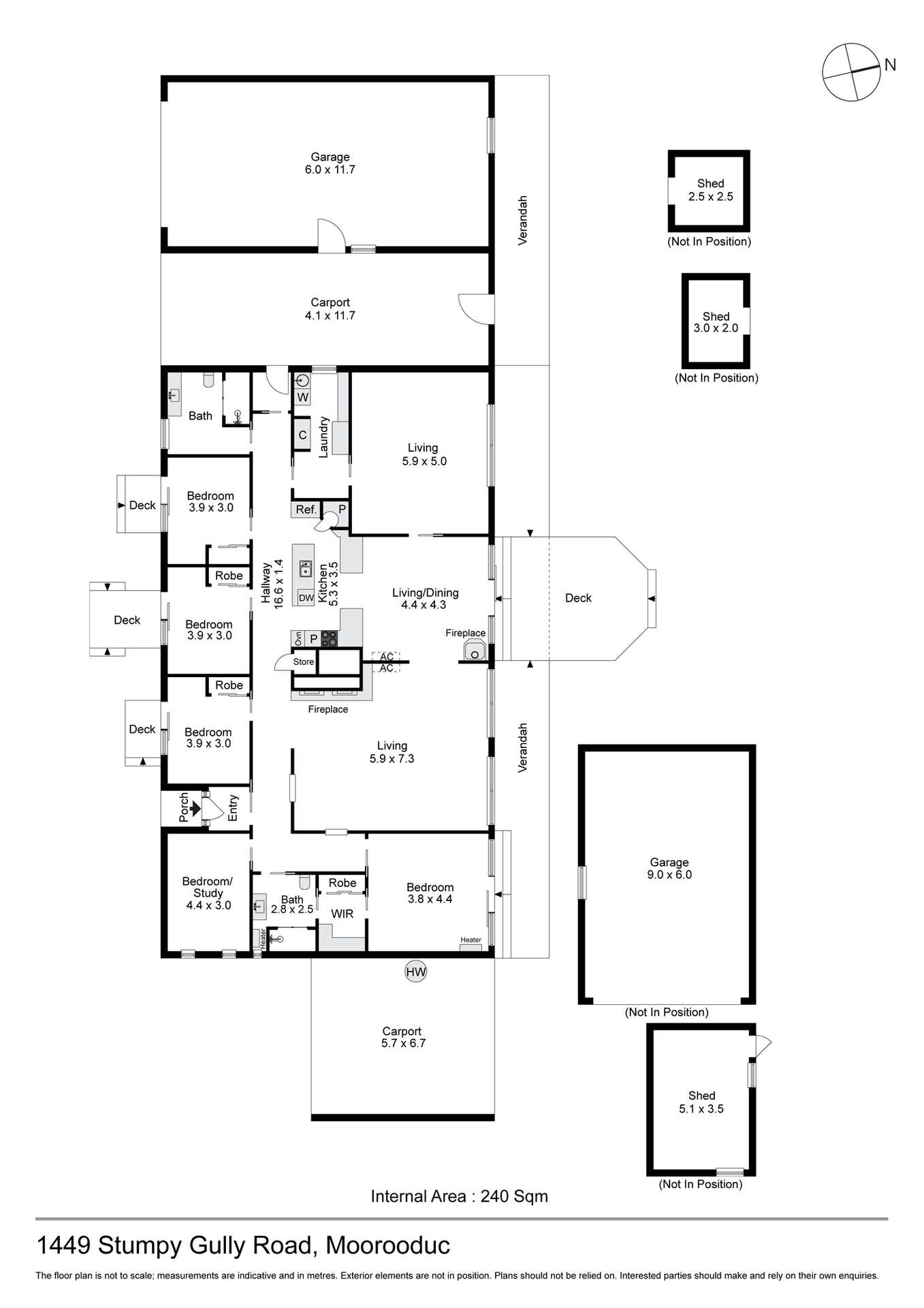 1449 Stumpy Gully Road, Moorooduc For Sale by Farmbuy.com - floorplan 1
