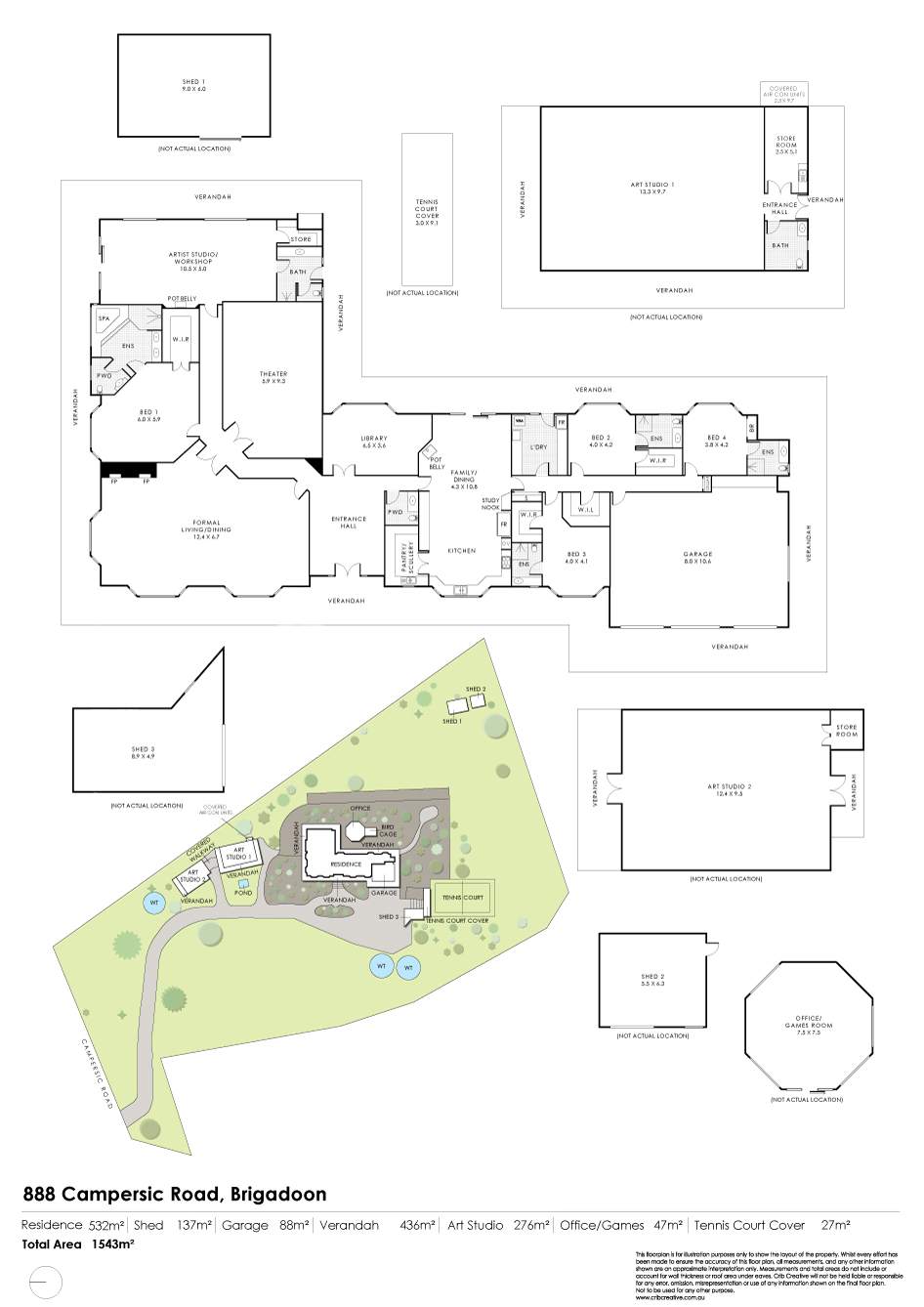 888 Campersic Road, Brigadoon For Sale by Farmbuy.com - floorplan 1