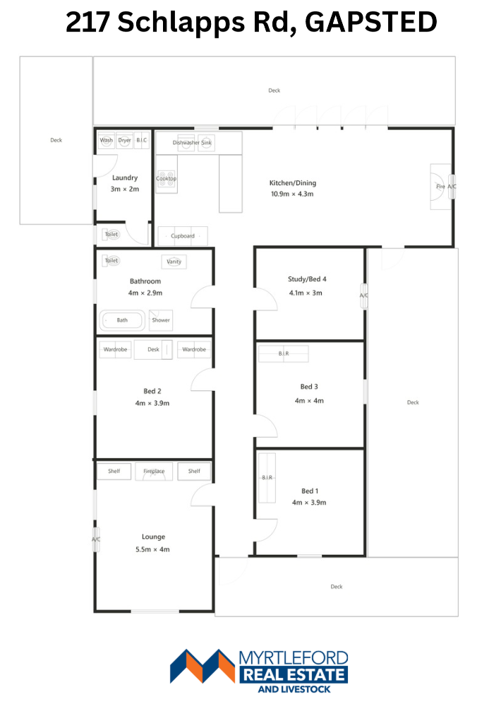 217 Schlapps Road, Gapsted For Sale by Farmbuy.com - floorplan 1
