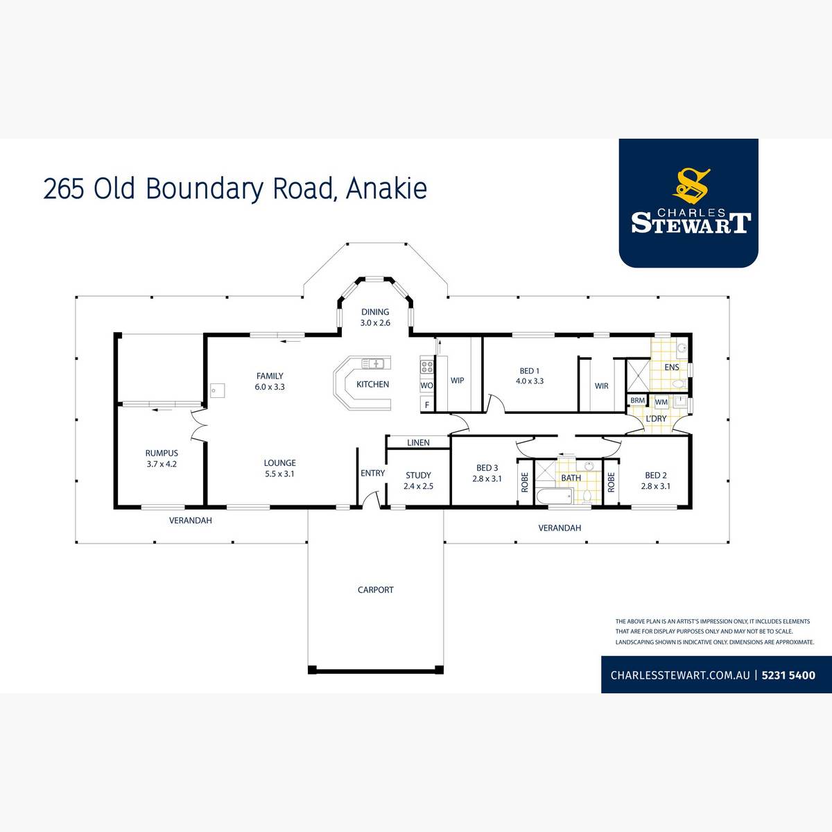 265 Old Boundary Road, Anakie For Sale by Farmbuy.com - floorplan 1