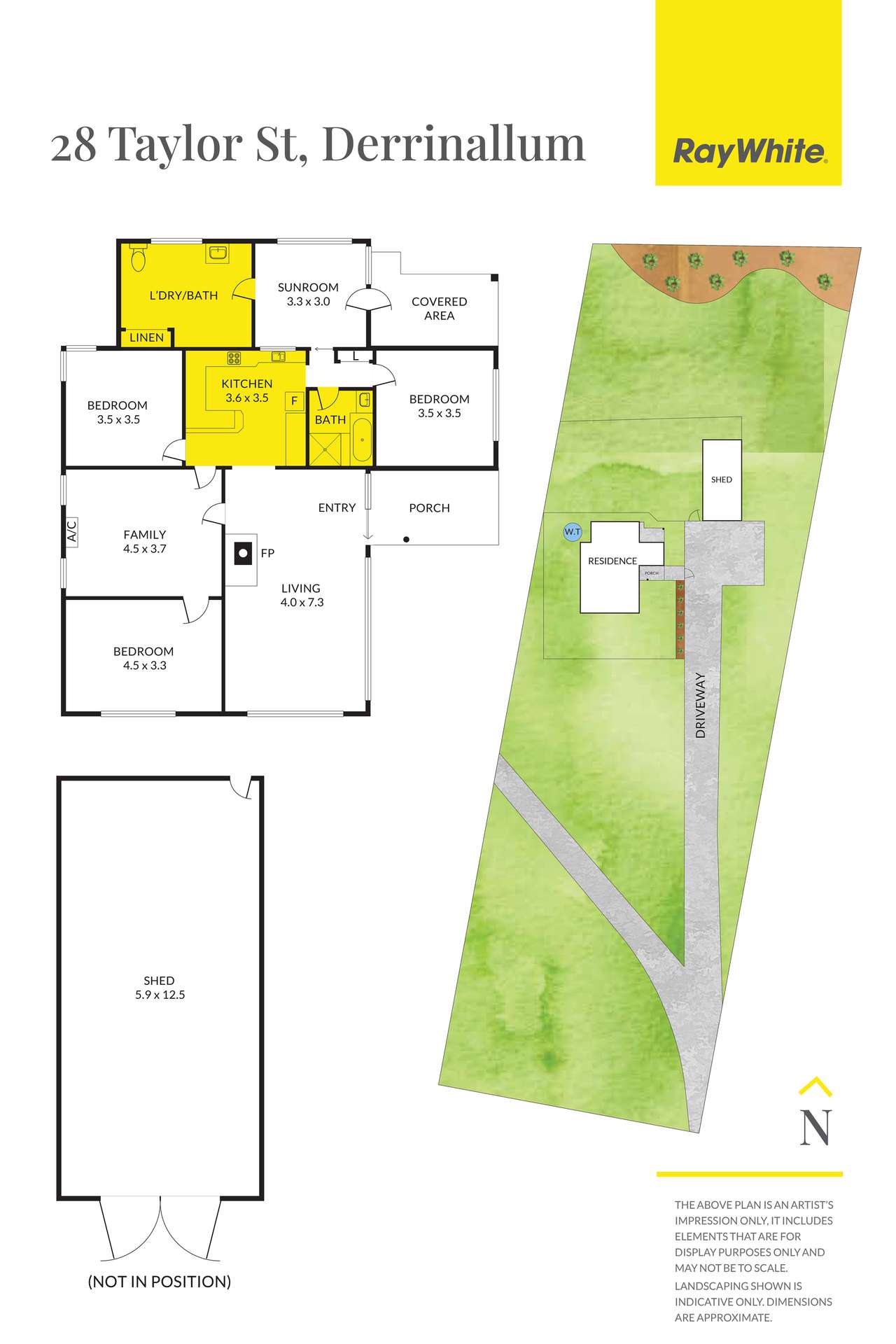 28 Taylor Street, Derrinallum For Sale by Farmbuy.com - floorplan 1