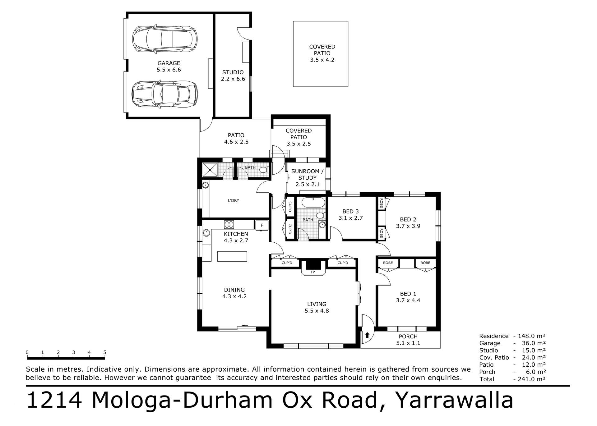 1214 Mologa-Durham Ox Road, Yarrawalla For Sale by Farmbuy.com - floorplan 1