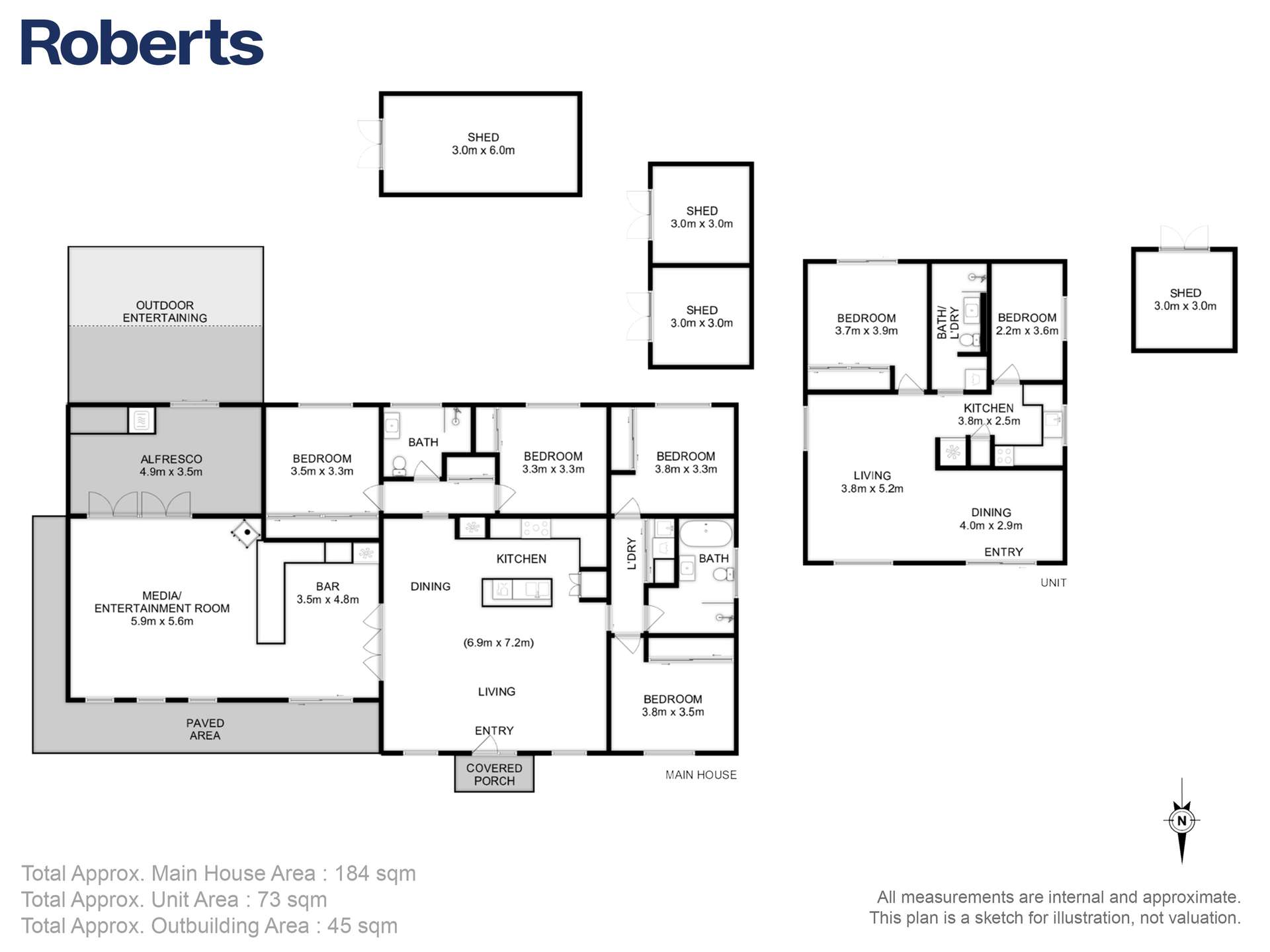 57 Carlton River Road, Dodges Ferry For Sale by Farmbuy.com - floorplan 1