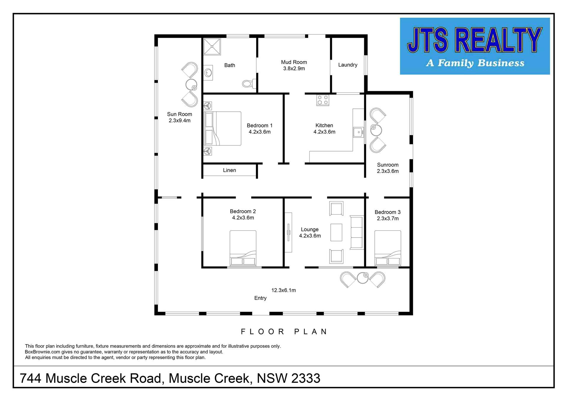 744 Muscle Creek Road, Muscle Creek For Sale by Farmbuy.com - floorplan 1