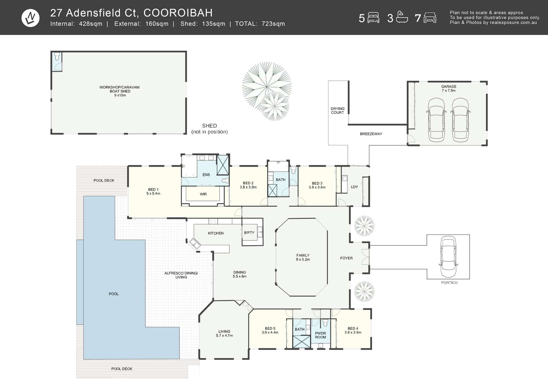 27 Adensfield Court, Cooroibah For Sale by Farmbuy.com - floorplan 1