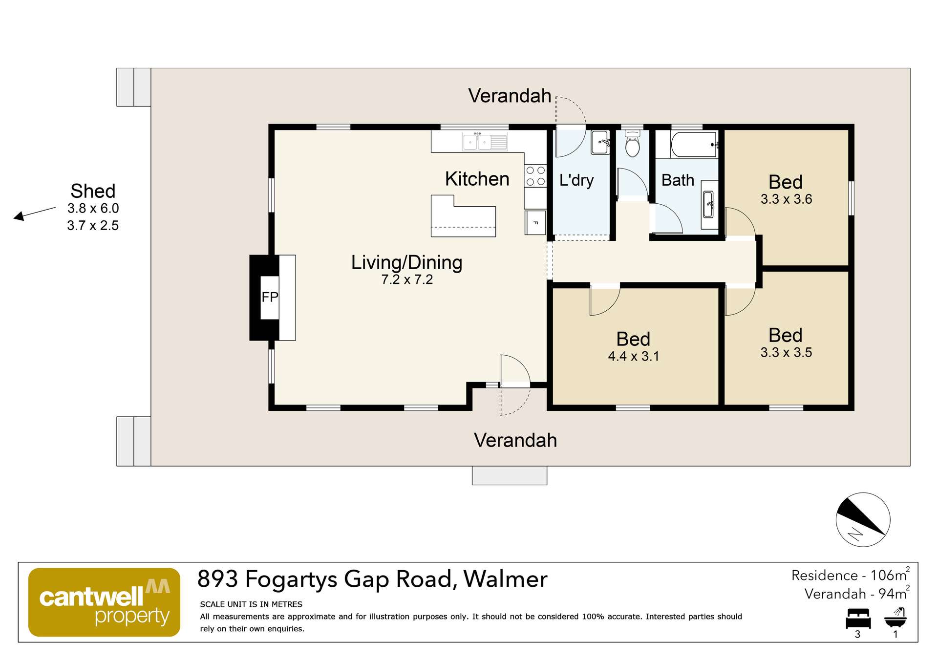 893 Fogarty's Gap Road, Walmer For Sale by Farmbuy.com - floorplan 1