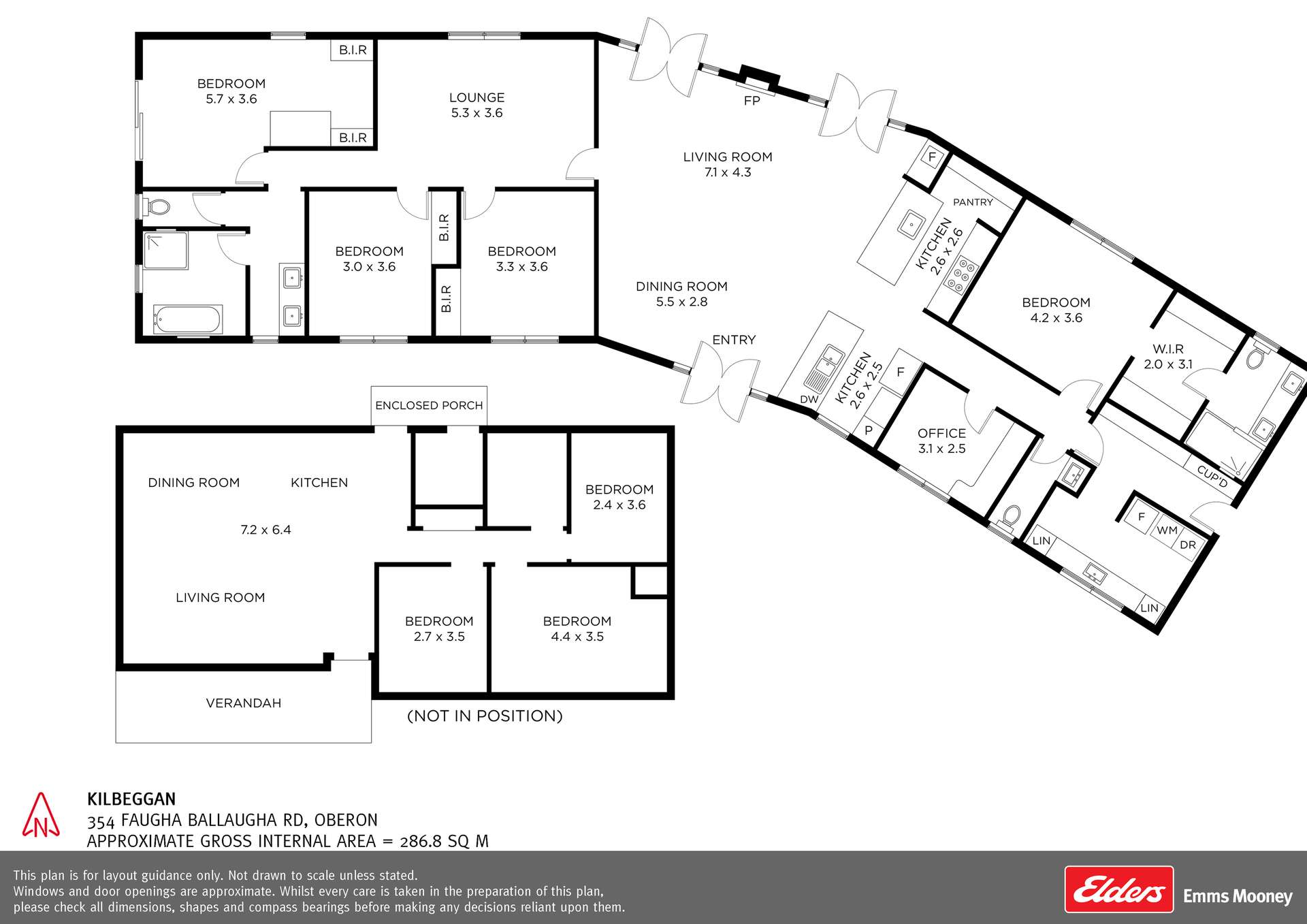 354 Faugha Ballaugha Road, Oberon Auction by Farmbuy.com - floorplan 1