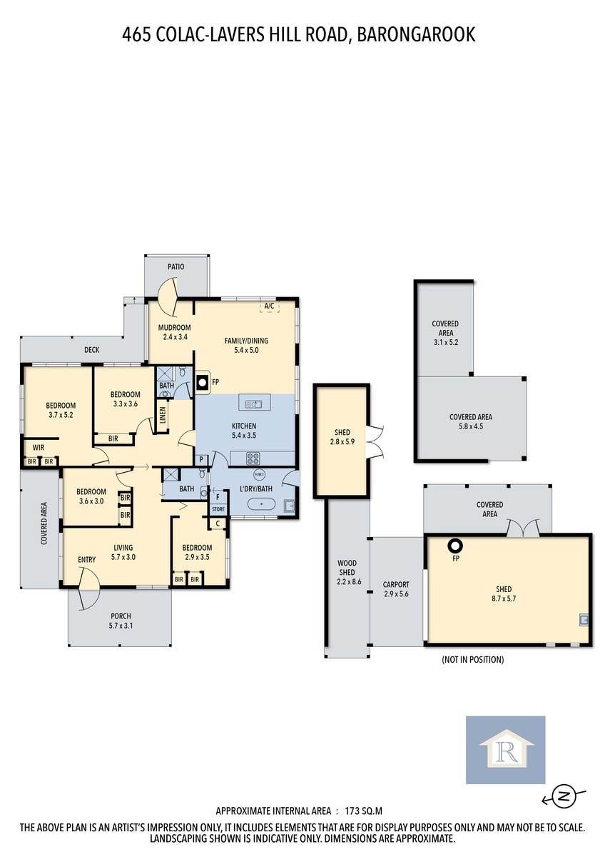 465 Colac-Lavers Hill Road, Barongarook For Sale by Farmbuy.com - floorplan 1