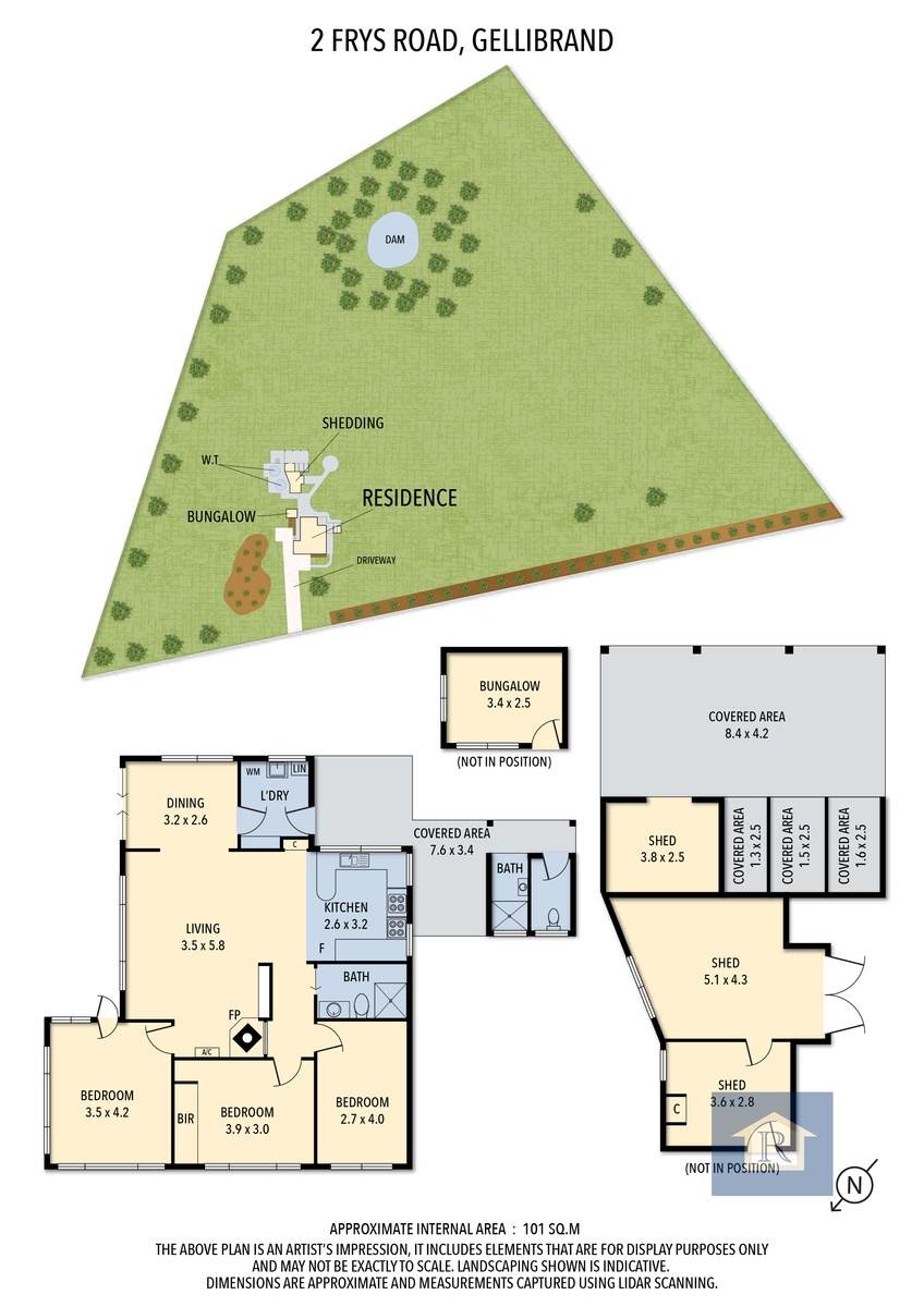 2 Frys Road, Gellibrand For Sale by Farmbuy.com - floorplan 1