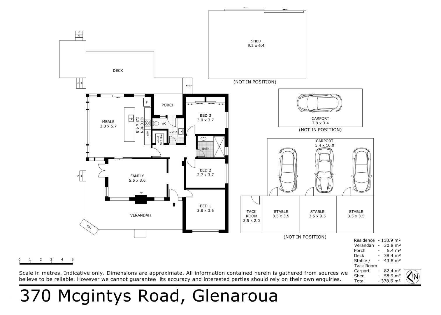370 McGintys Road, Glenaroua For Sale by Farmbuy.com - floorplan 1