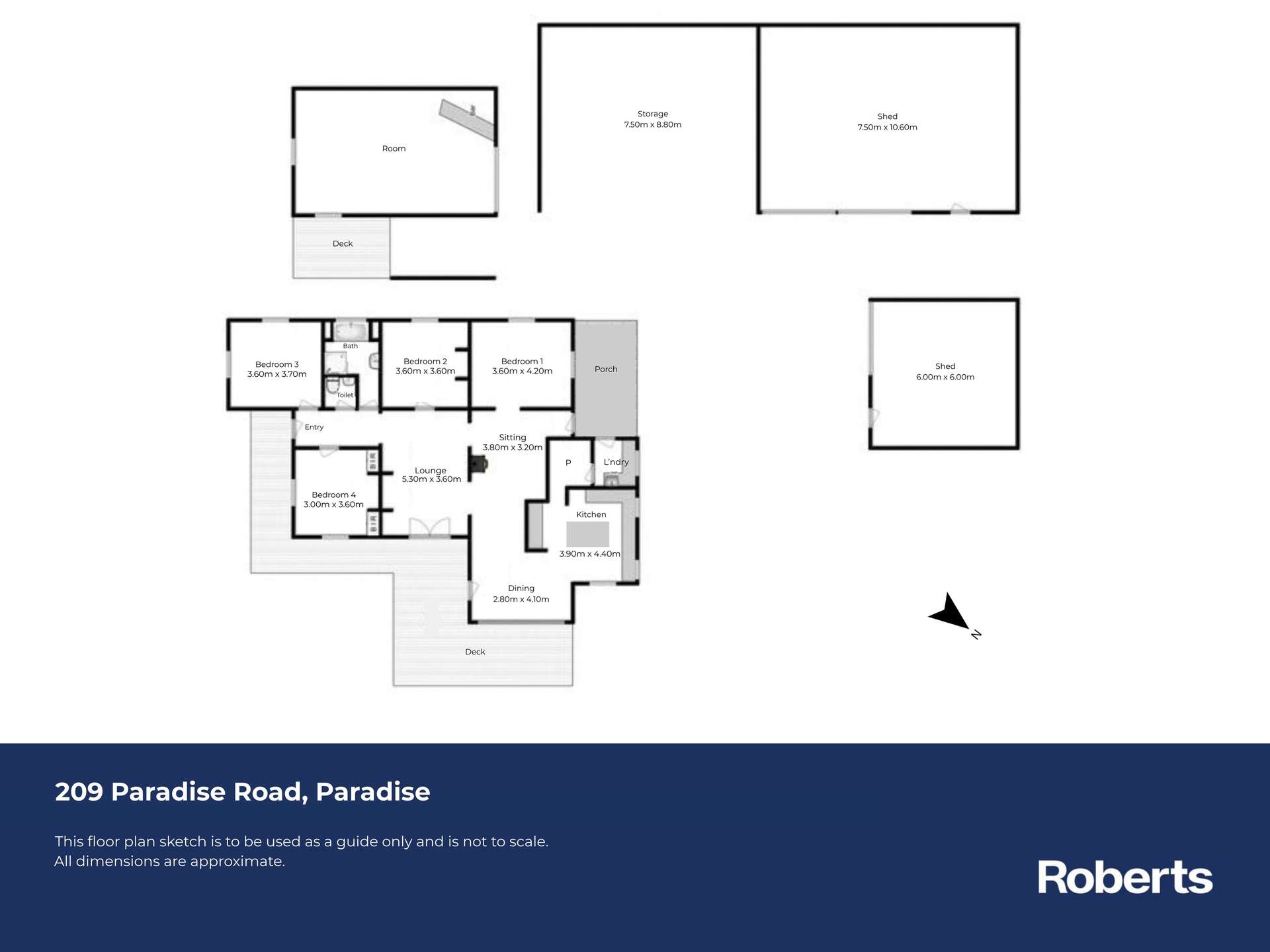209 Paradise Road, Paradise For Sale by Farmbuy.com - floorplan 1