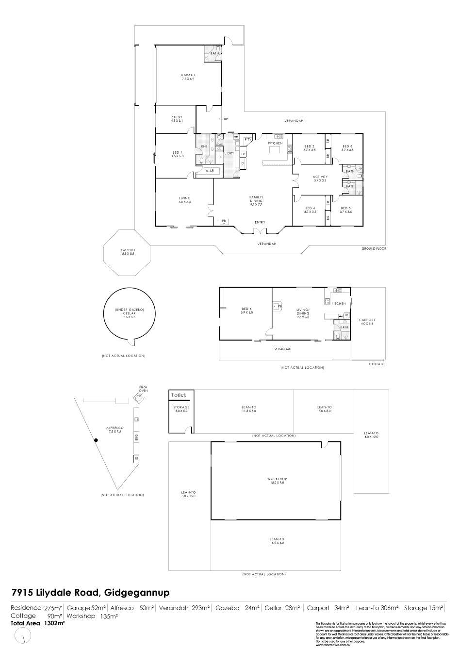 7915 Lilydale Road, Gidgegannup For Sale by Farmbuy.com - floorplan 1