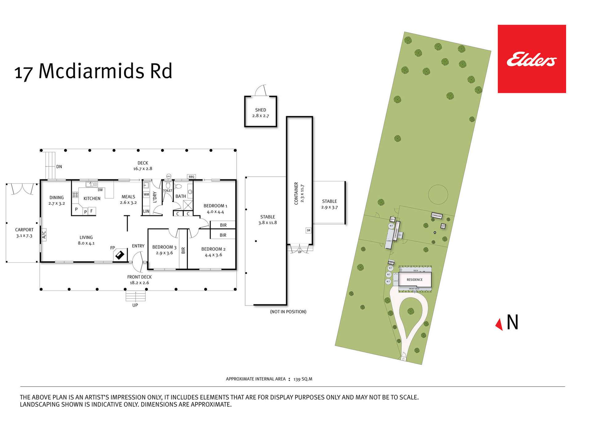 17 McDiarmids Road, Violet Town For Sale by Farmbuy.com - floorplan 1
