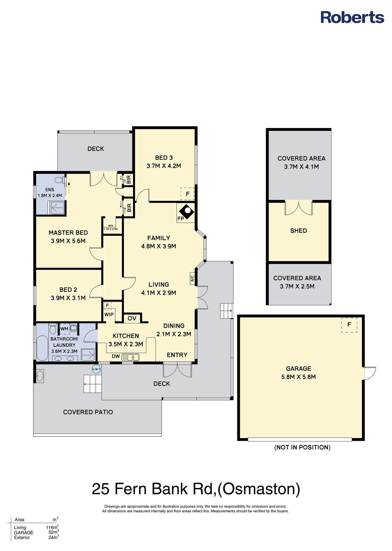 25 Fern Bank Road, Osmaston For Sale by Farmbuy.com - floorplan 1