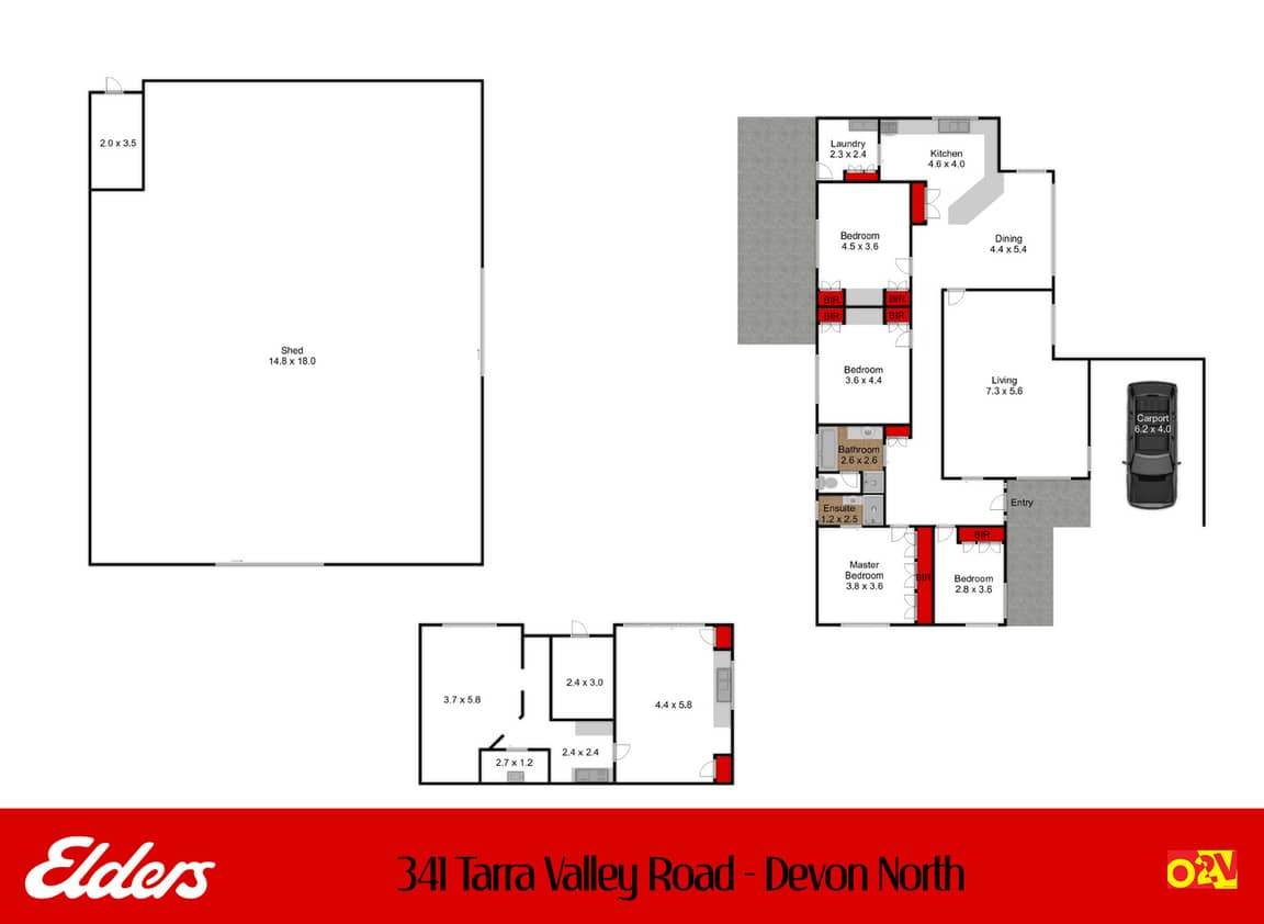 341 Tarra Valley Road, Devon North For Sale by Farmbuy.com - floorplan 1