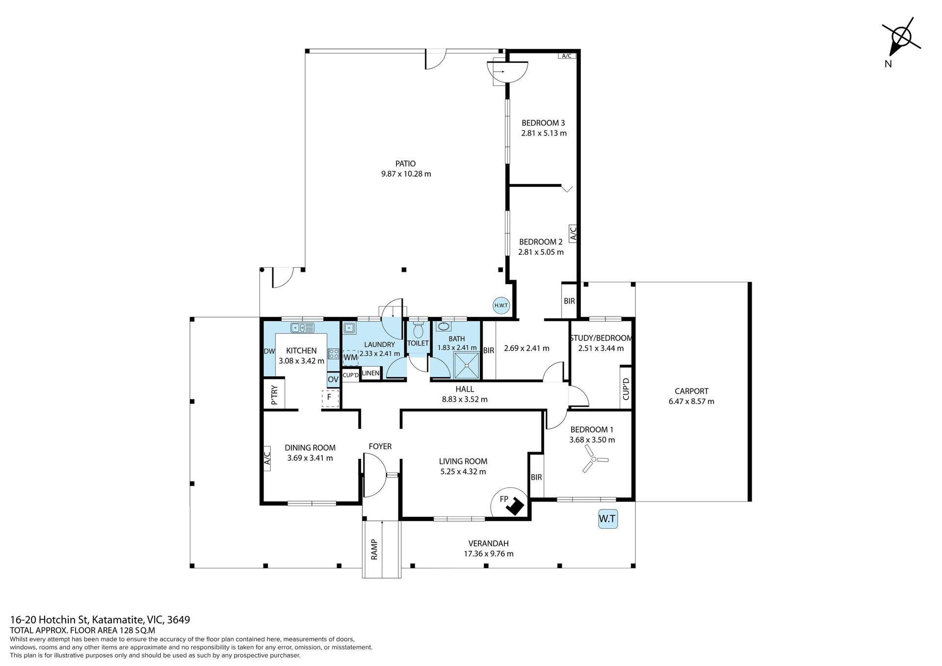 16-20 Hotchin Street, Katamatite For Sale by Farmbuy.com - floorplan 1