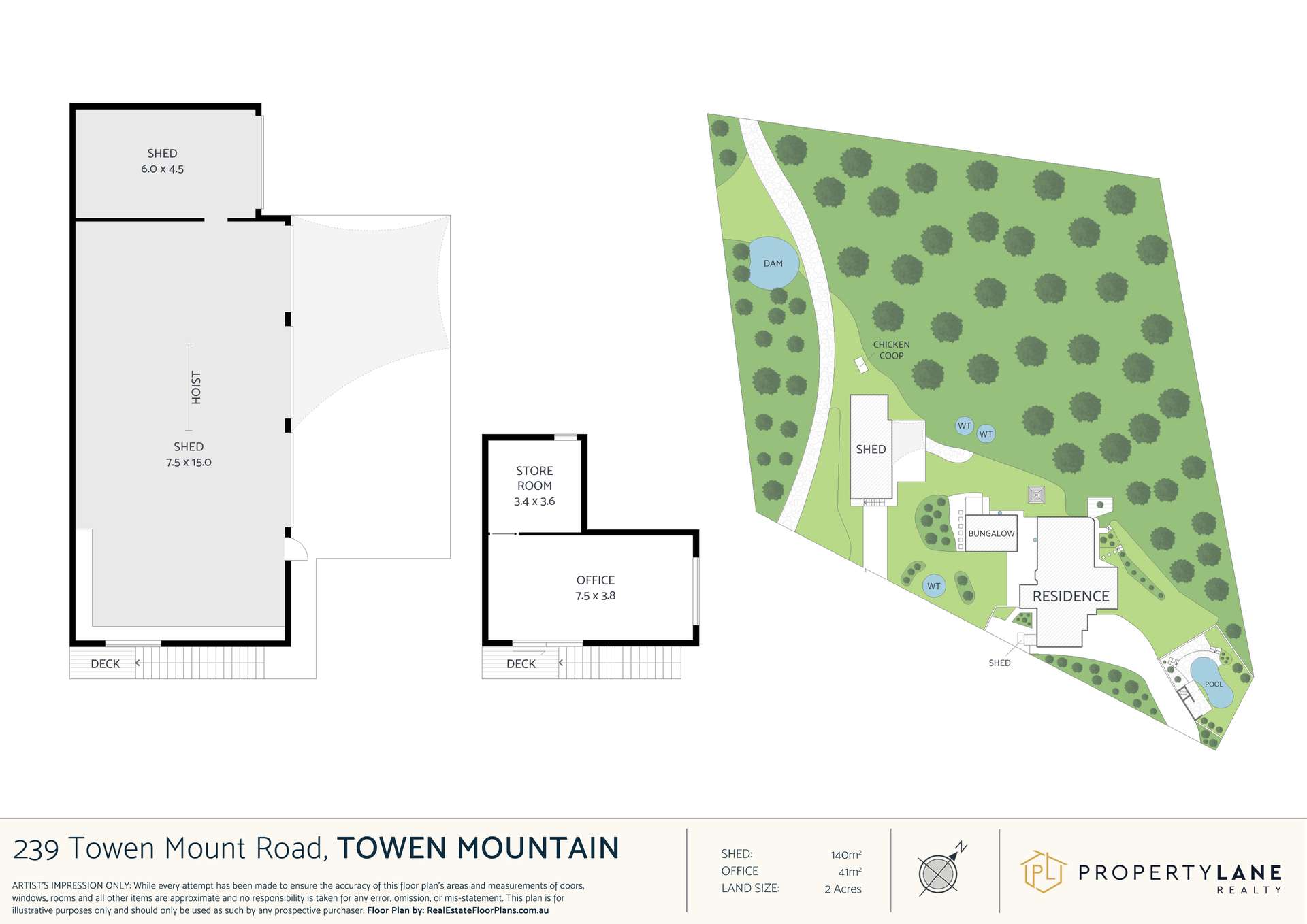 239 Towen Mount Road, Towen Mountain For Sale by Farmbuy.com - floorplan 2