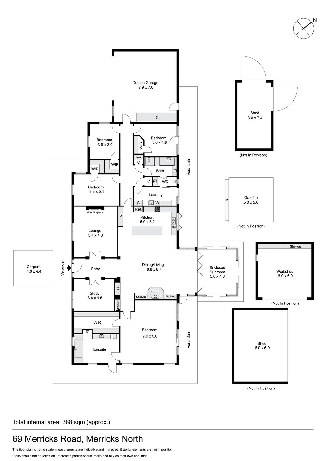 69 Merricks Road, Merricks North For Sale by Farmbuy.com - floorplan 2