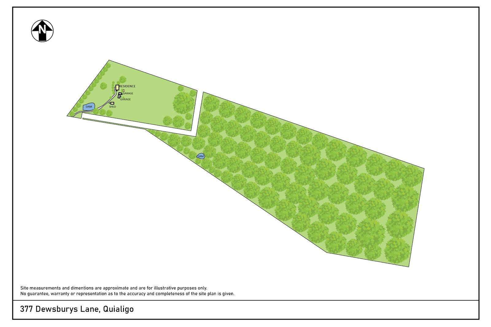 377 Dewsburys Lane, Quialigo For Sale by Farmbuy.com - floorplan 2