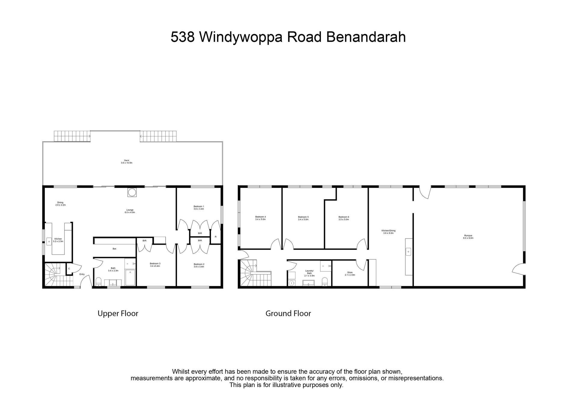 538 Windywoppa Road, Benandarah For Sale by Farmbuy.com - floorplan 1