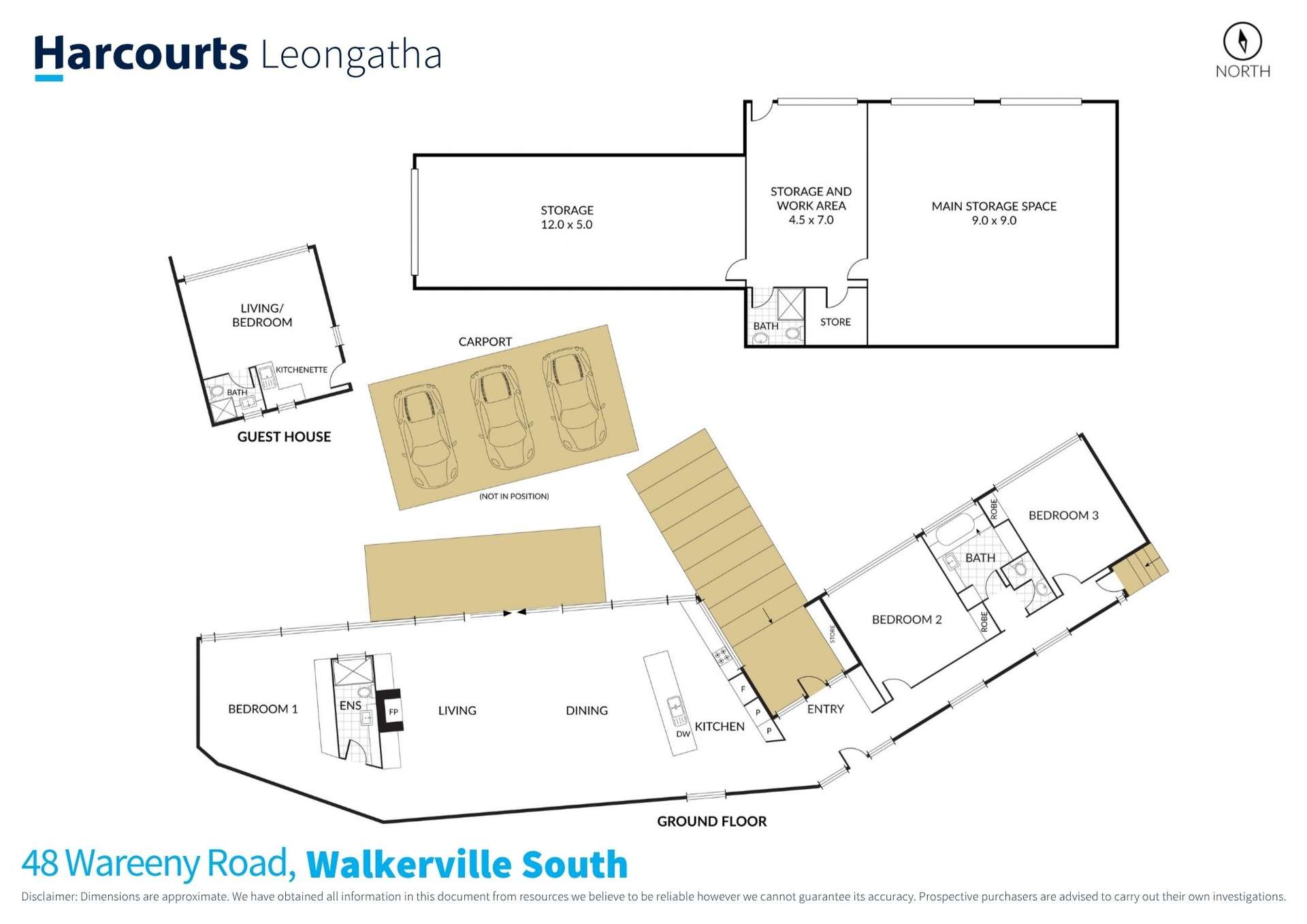 48 Wareeny Road, Walkerville South For Sale by Farmbuy.com - floorplan 1