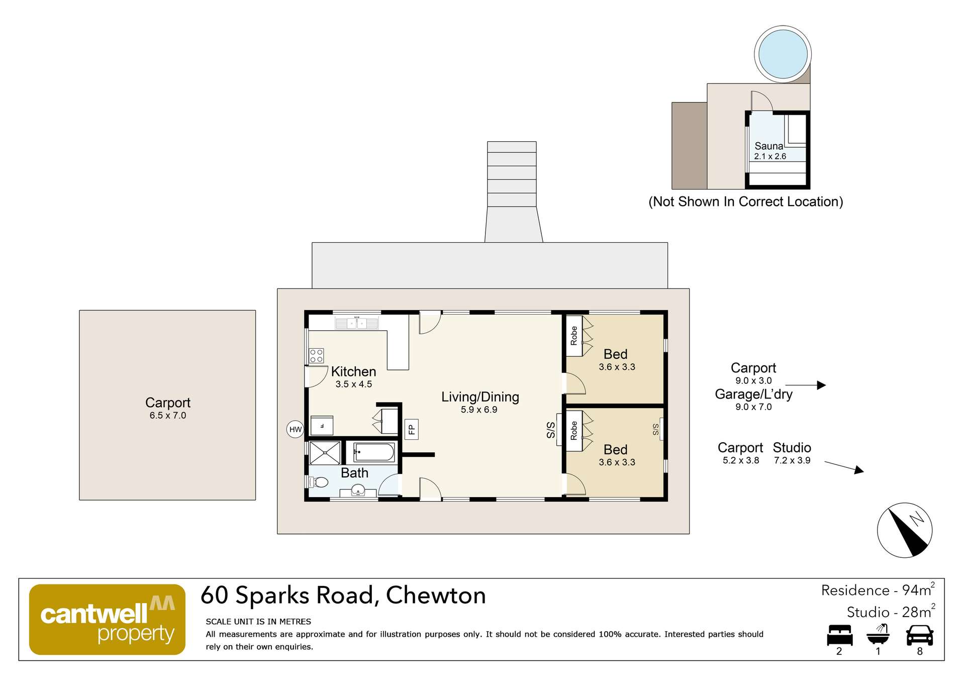60 Sparks Road, Chewton Bushlands For Sale by Farmbuy.com - floorplan 1