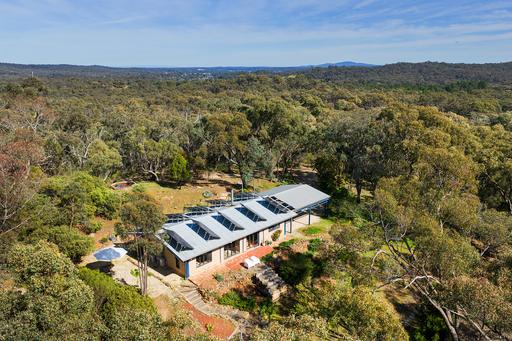 Farm For Sale - VIC - Chewton Bushlands - 3451 - A Quiet Way of Living | A completely off-grid mud-brick Bush Modern home on 4.54 hectares of covenanted bush 