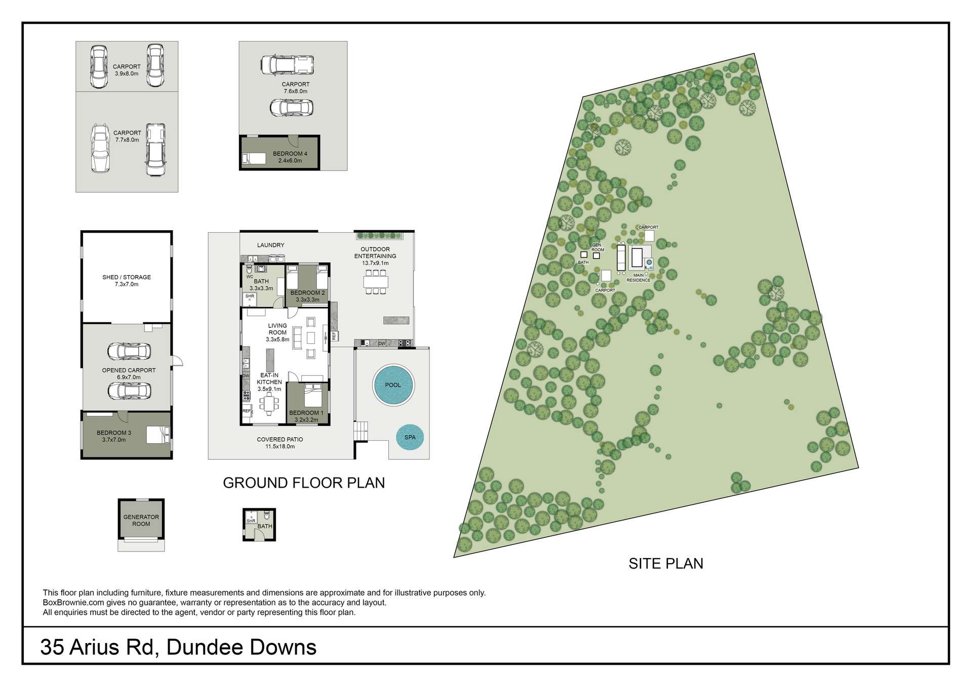 35 Arius Road, Dundee Beach For Sale by Farmbuy.com - floorplan 1