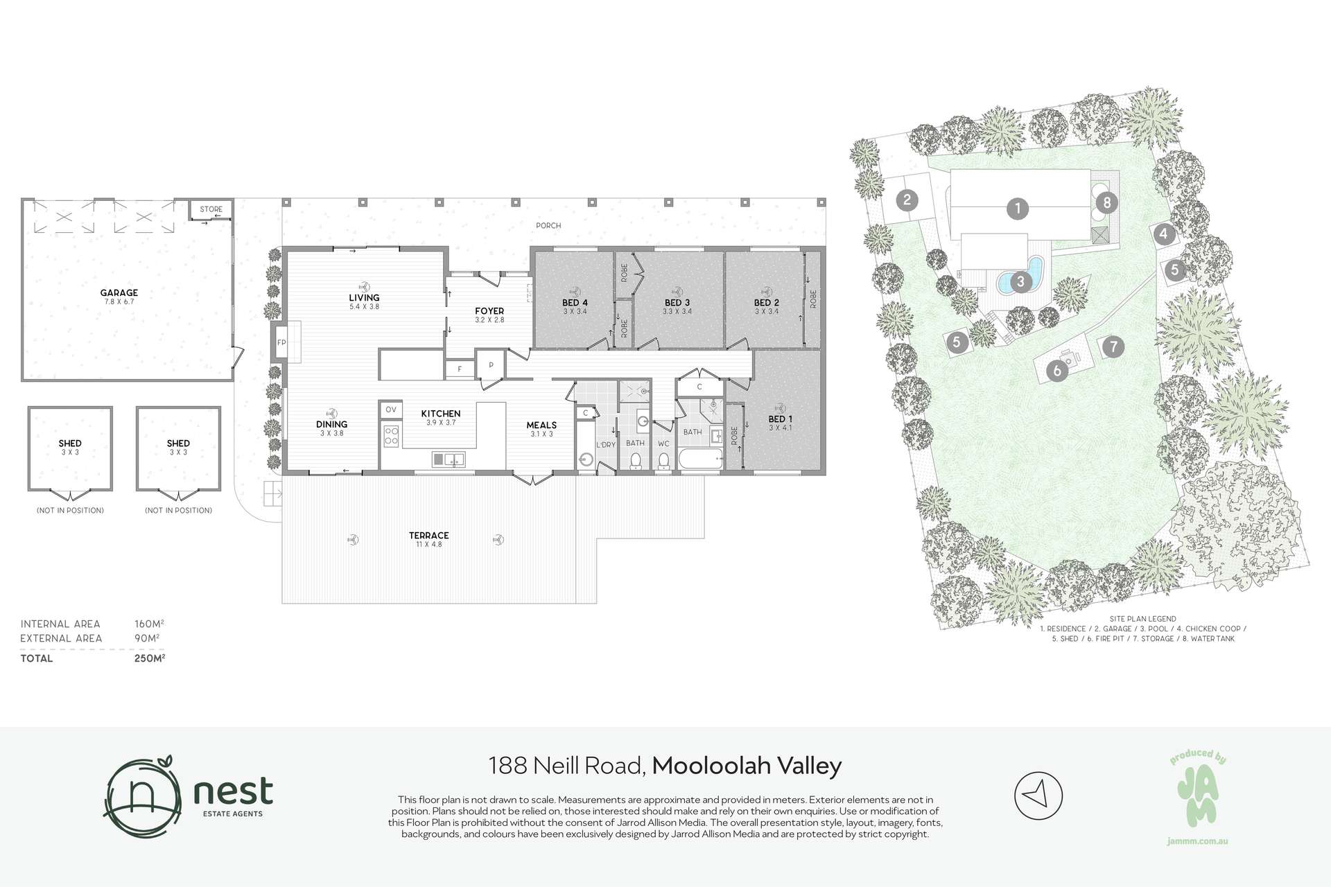 188 Neill Road, Mooloolah Valley For Sale by Farmbuy.com - floorplan 1