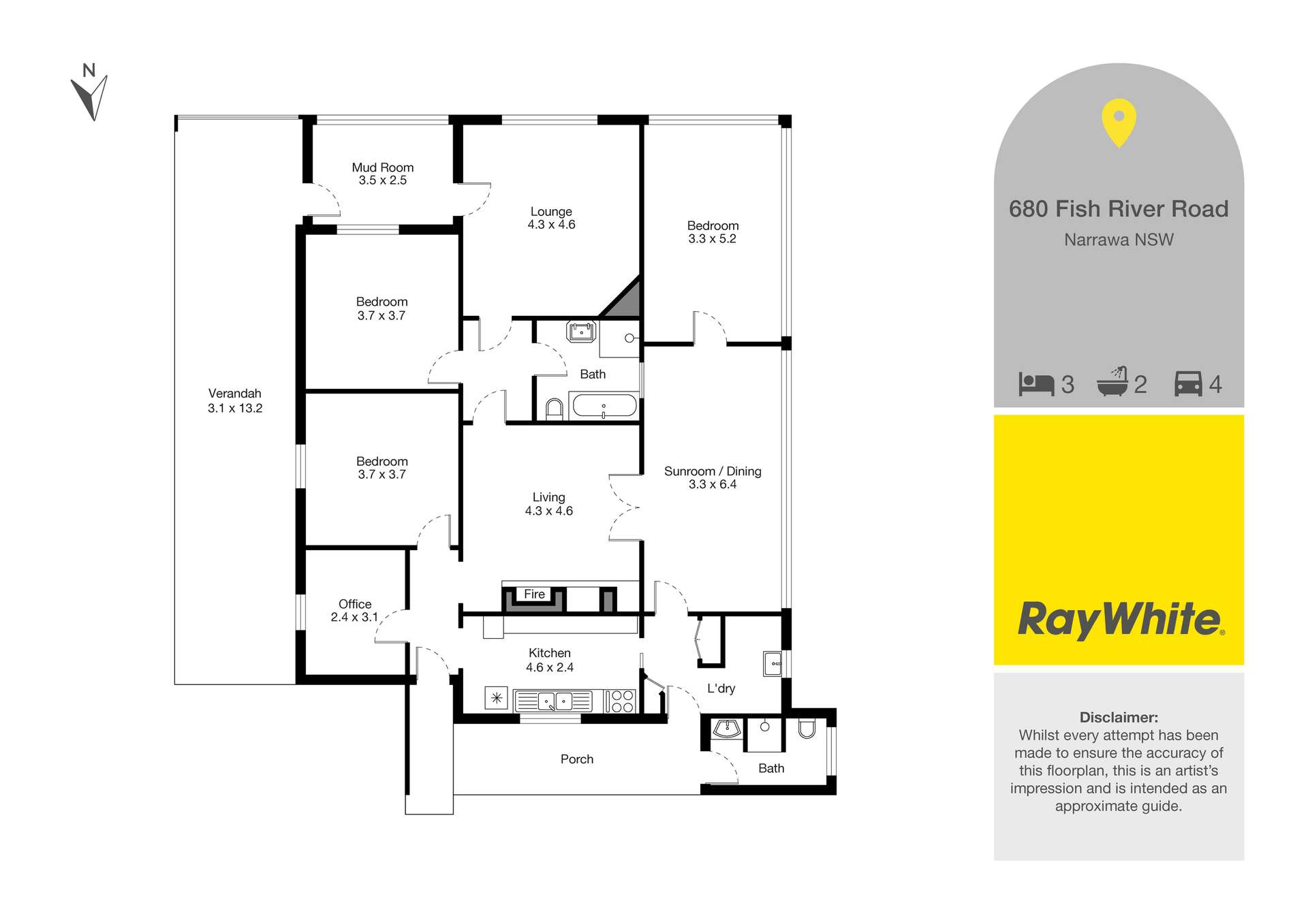 680 Fish River Road NARRAWA VIA, Crookwell For Sale by Farmbuy.com - floorplan 1