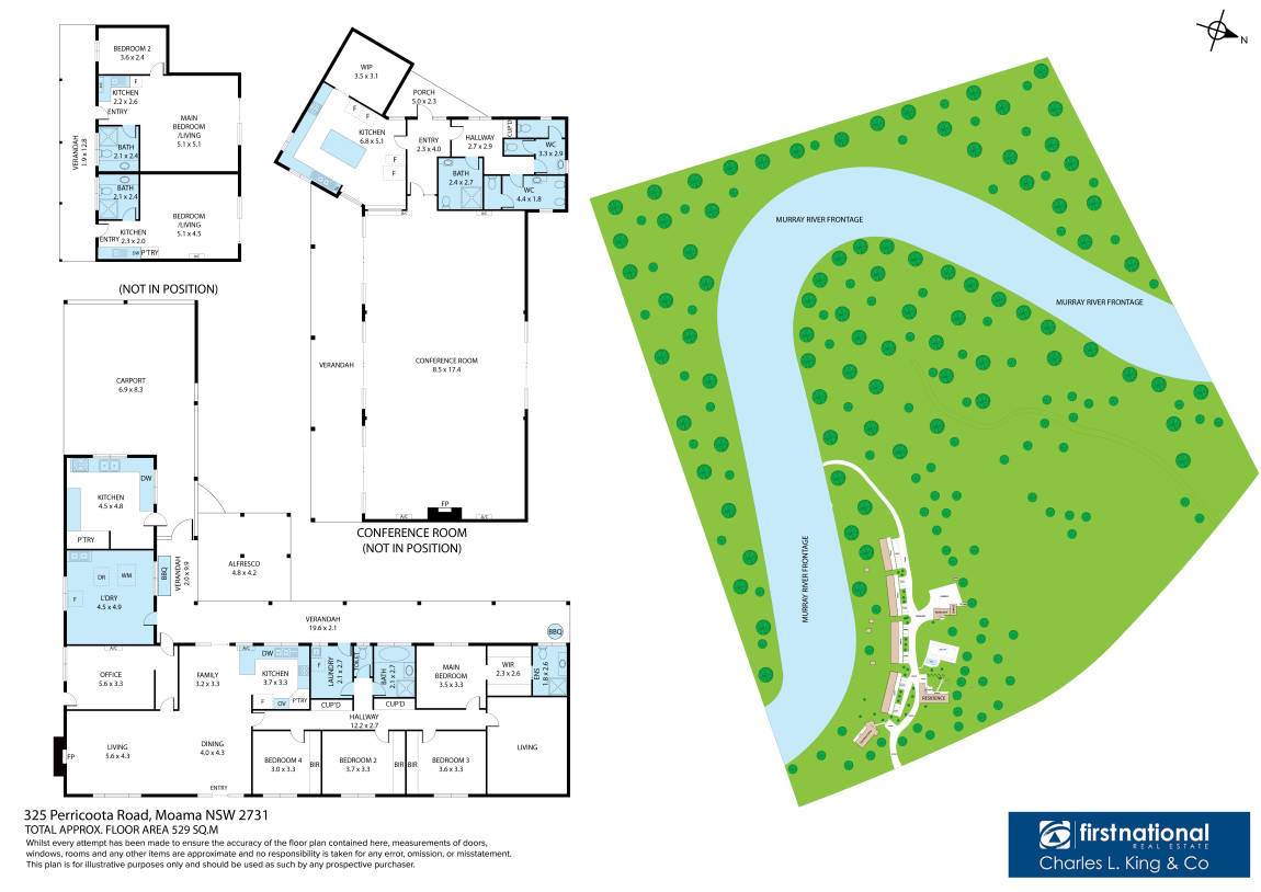 325 Perricoota Road, Moama Auction by Farmbuy.com - floorplan 1