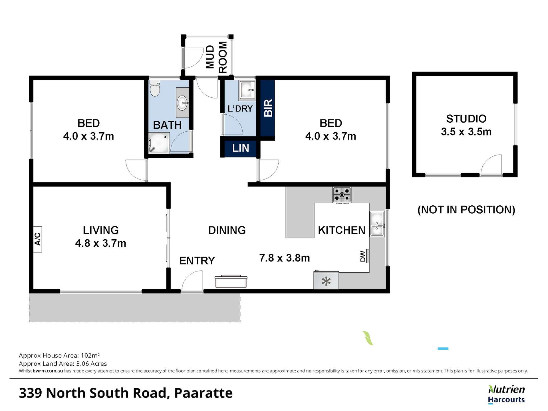 339 North South Road, Paaratte For Sale by Farmbuy.com - floorplan 1