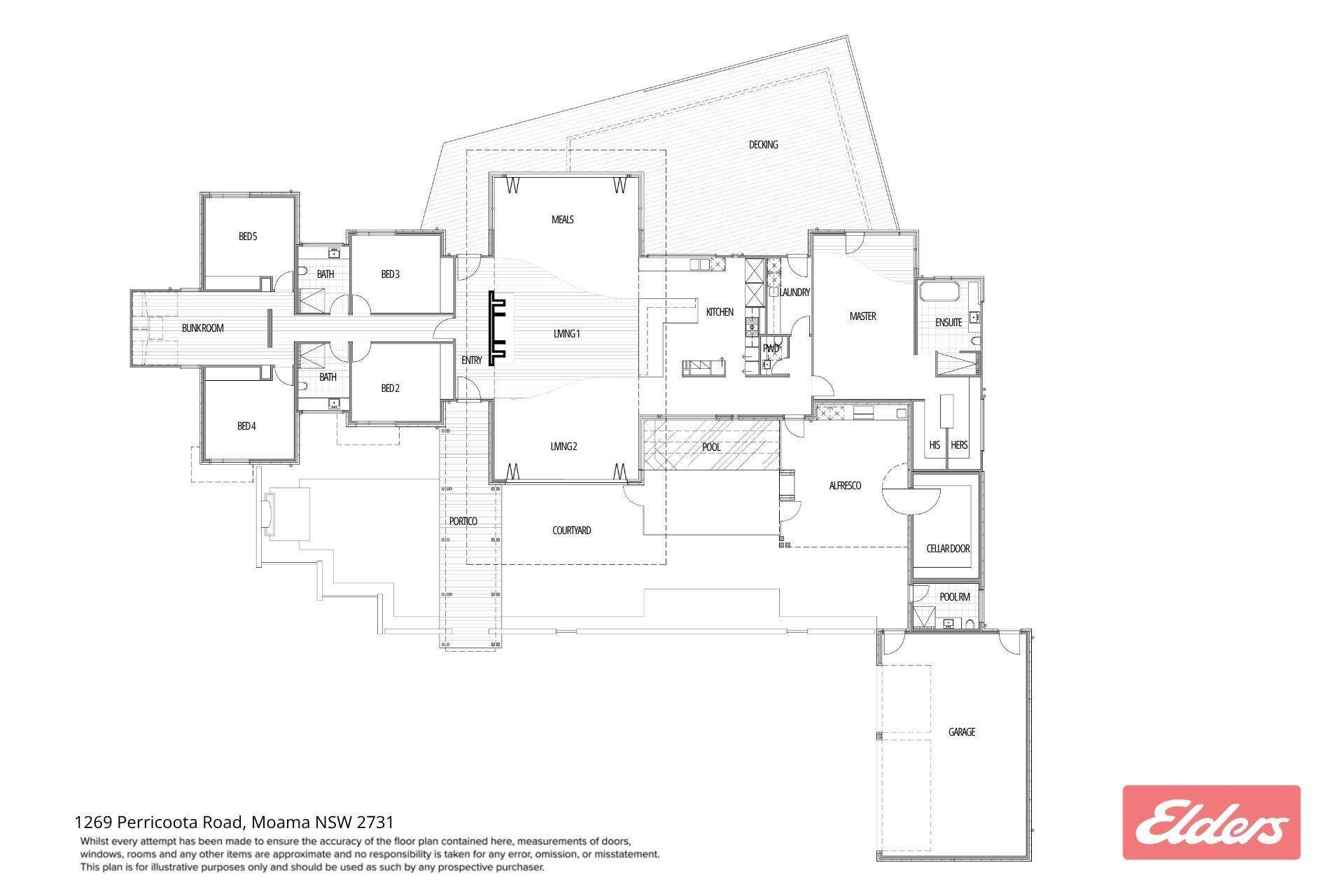 'Murray Gums'  1269 Perricoota Road, Moama For Sale by Farmbuy.com - floorplan 1