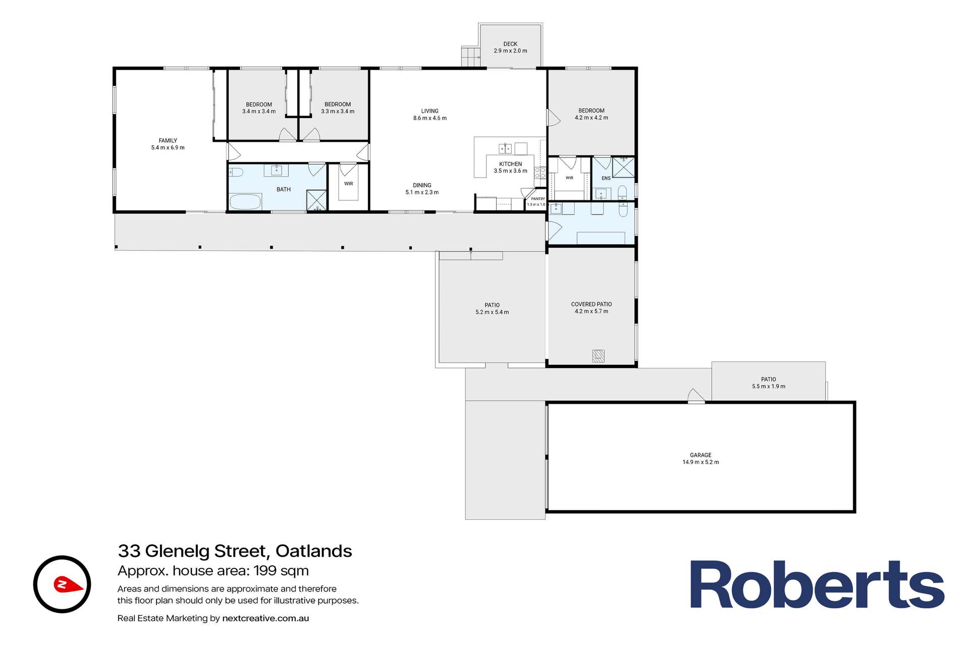 33 Glenelg Street, Oatlands For Sale by Farmbuy.com - floorplan 1