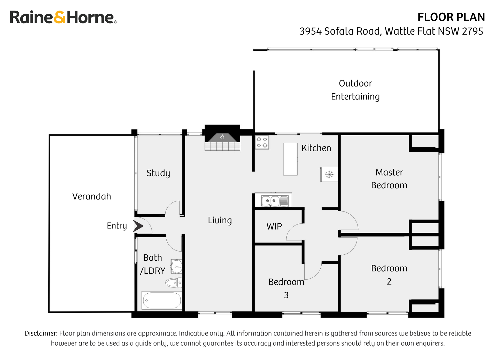 3954 Sofala Road, Wattle Flat Sold by Farmbuy.com - floorplan 1