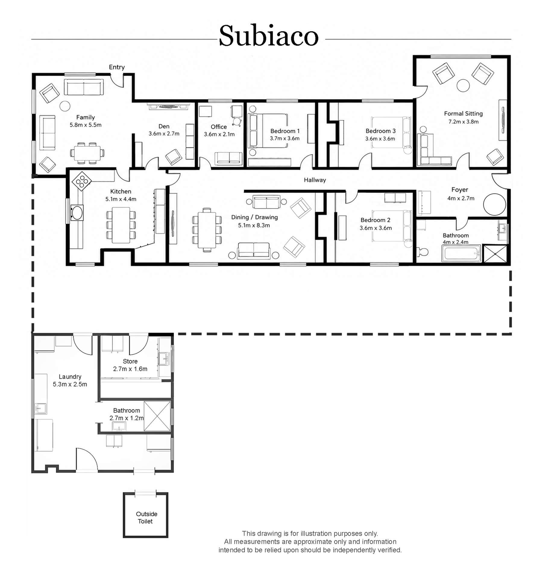220 Bournes Road, Bool Lagoon For Sale by Farmbuy.com - floorplan 1