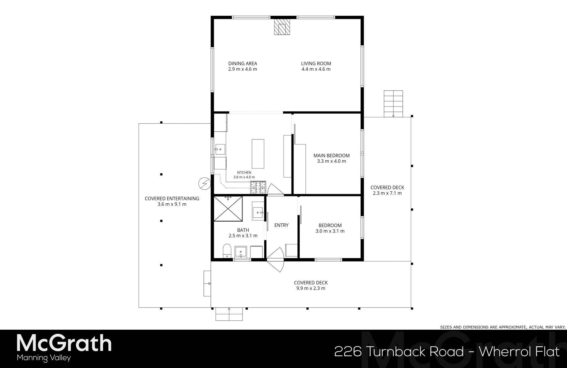 226 Turnback Road, Wherrol Flat Auction by Farmbuy.com - floorplan 1