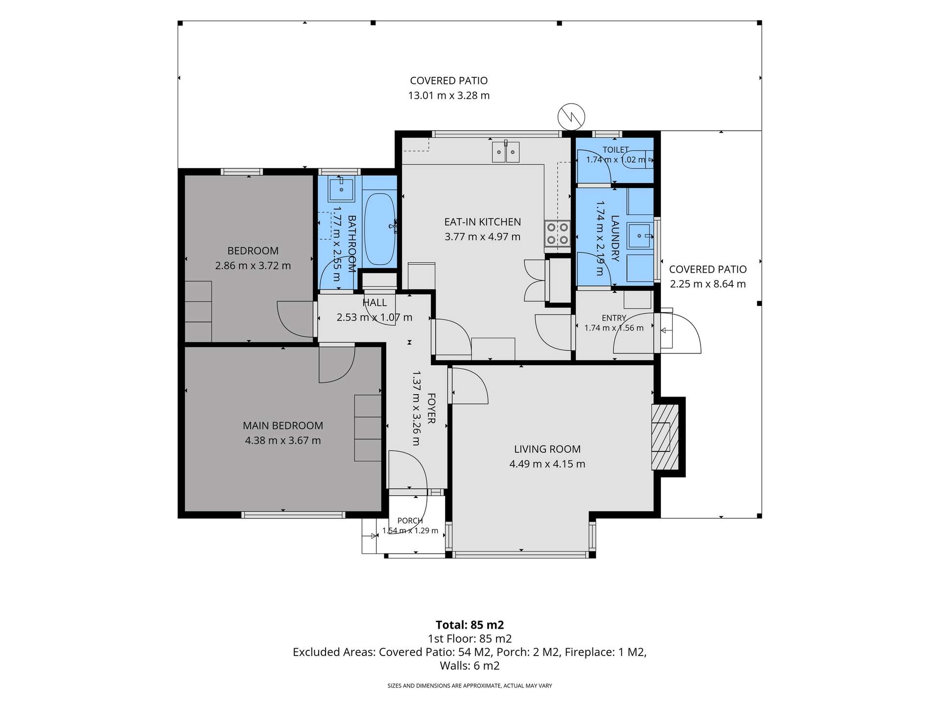 65 Lee Valley Road, Collendina For Sale by Farmbuy.com - floorplan 2