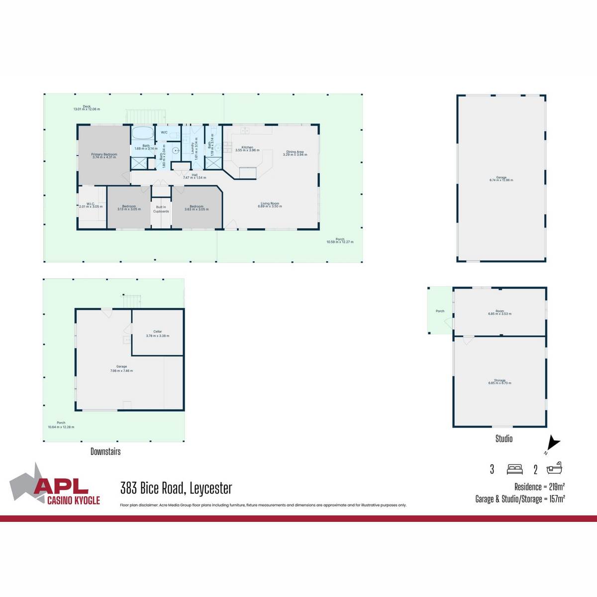 383 Bice Road, Leycester For Sale by Farmbuy.com - floorplan 1