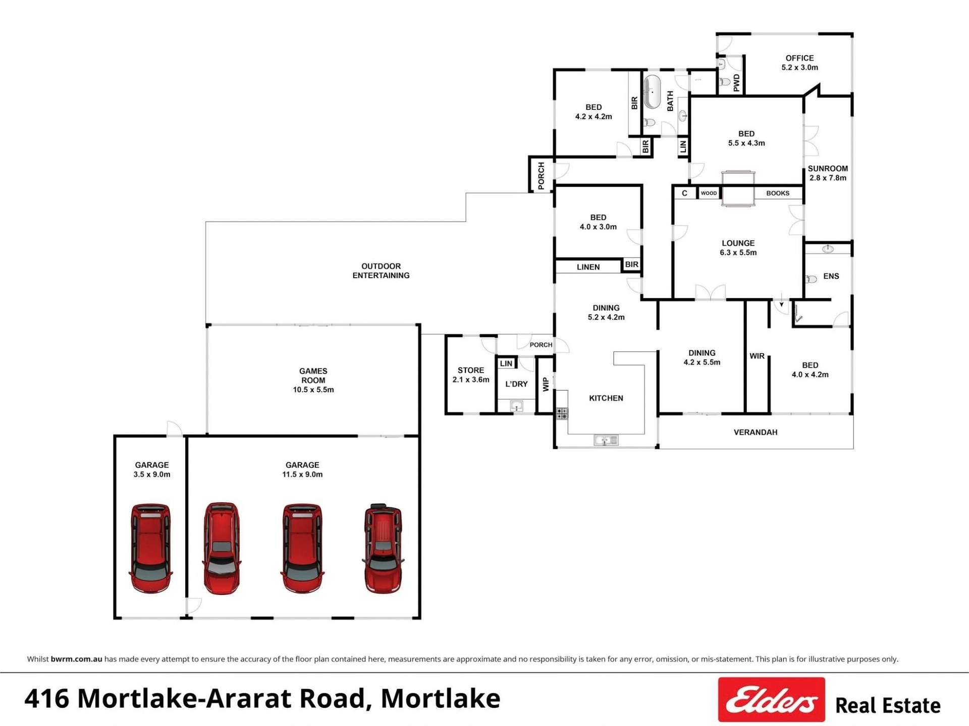 416 Mortlake-Ararat Road, Mortlake For Sale by Farmbuy.com - floorplan 2