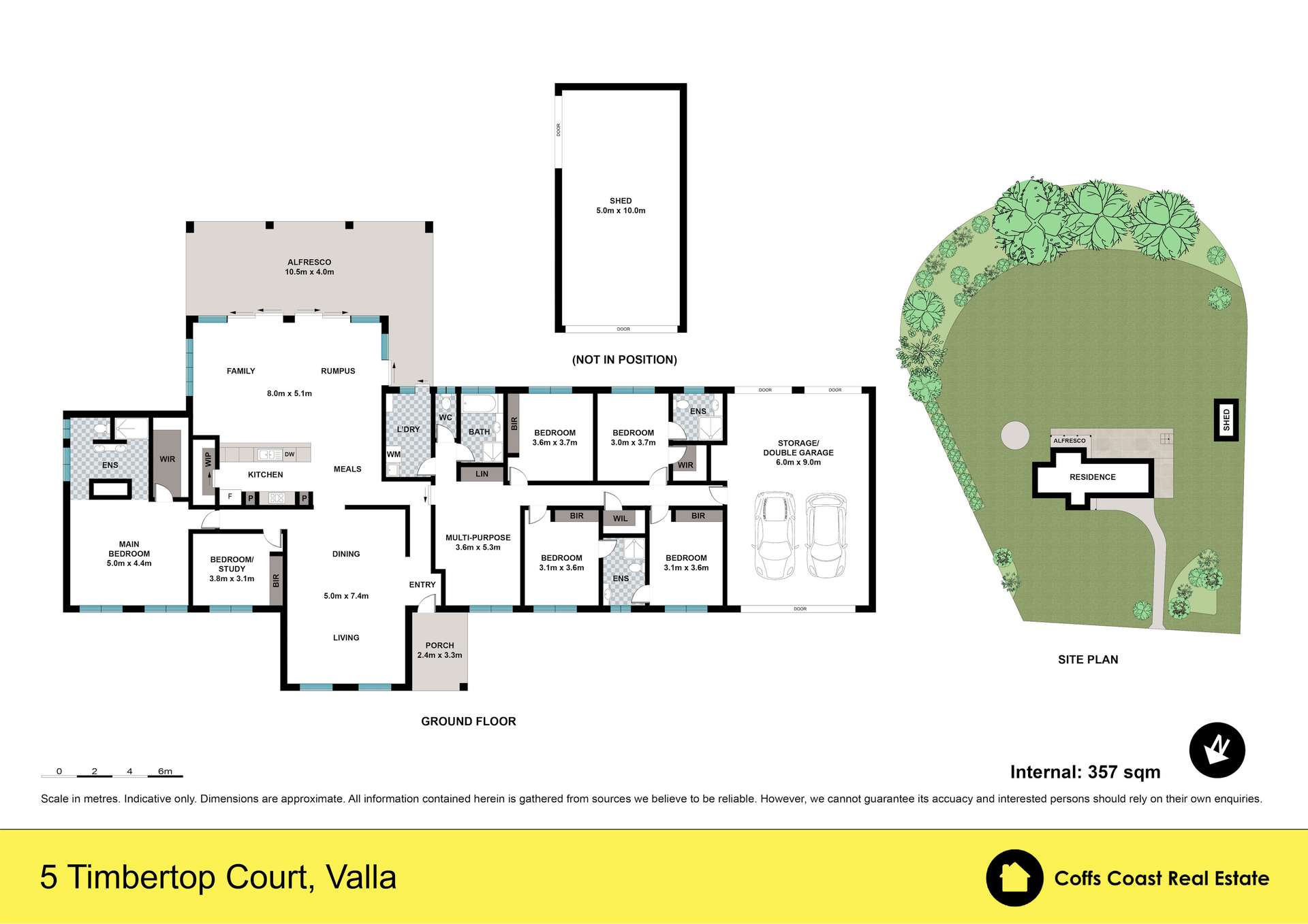 5 Timbertop Court, Valla For Sale by Farmbuy.com - floorplan 1