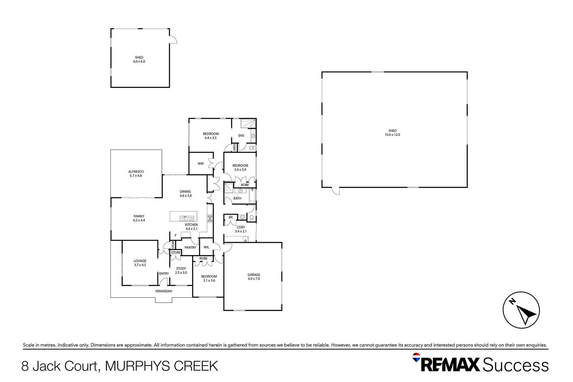8 Jack Court, Murphys Creek For Sale by Farmbuy.com - floorplan 1