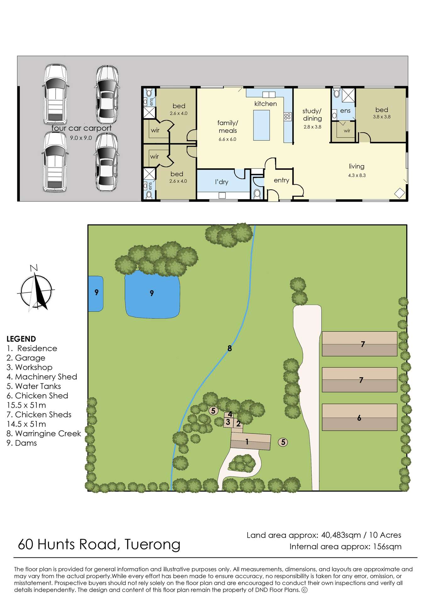 60 Hunts Road, Tuerong For Sale by Farmbuy.com - floorplan 1