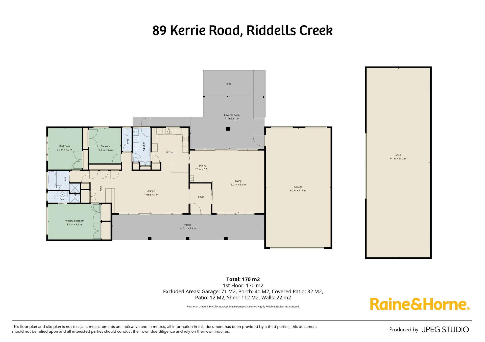 89 Kerrie Road, Riddells Creek For Sale by Farmbuy.com - floorplan 1
