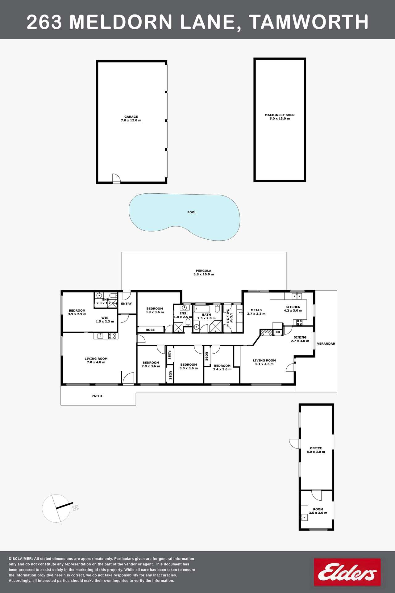 263 Meldorn Lane, Tamworth Auction by Farmbuy.com - floorplan 1