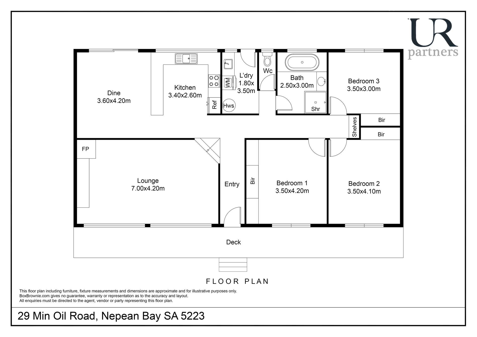 29 Min Oil Road, Nepean Bay For Sale by Farmbuy.com - floorplan 1