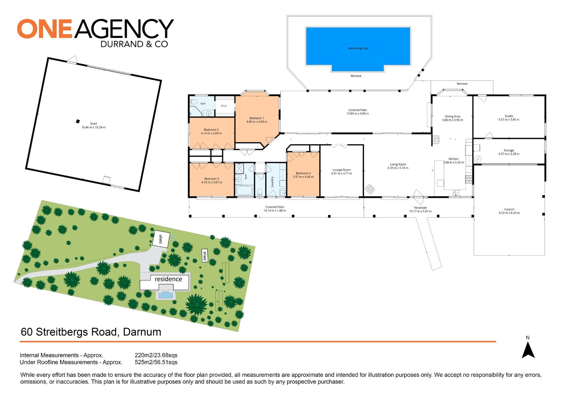 60 Streitbergs Road, Darnum For Sale by Farmbuy.com - floorplan 1