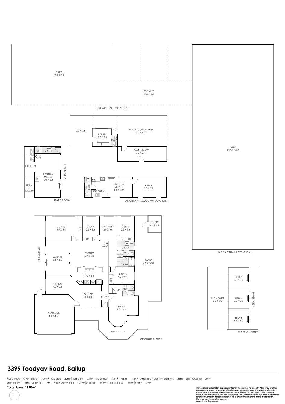 3399 Toodyay Road, Bailup For Sale by Farmbuy.com - floorplan 1